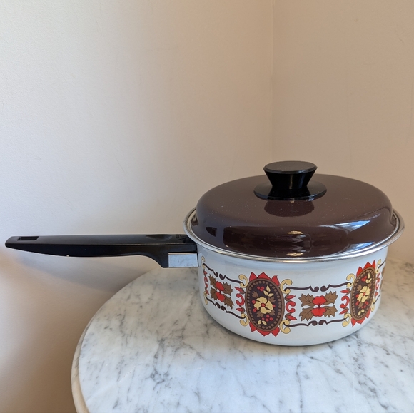 Mid Century Modern Judge Enamel Made In England Pots - Picture 7 of 13